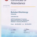 UEFA Goalkeeper A Diploma_instructor_modul_1_2014_25 год