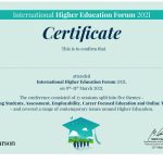 Yurko N.A._IHEF-2021_Higher Education Forum