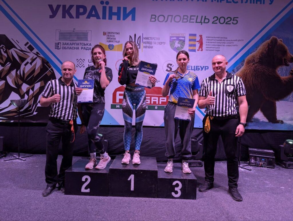 Анастасія Лазорко – переможниця Кубка України з армрестлінгу серед дівчат U-23