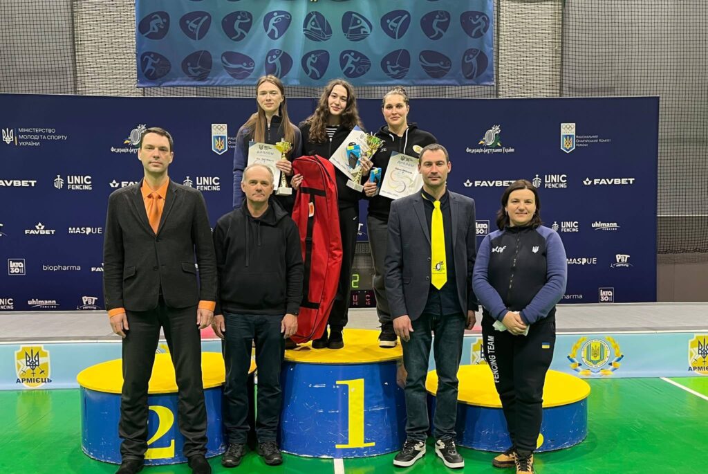 Представниці ЛДУФК імені Івана Боберського – призери етапу Кубка України з фехтування