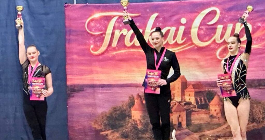 Катерина Півторак – найкраща на міжнародному турнірі з гімнастики художньої у Литві