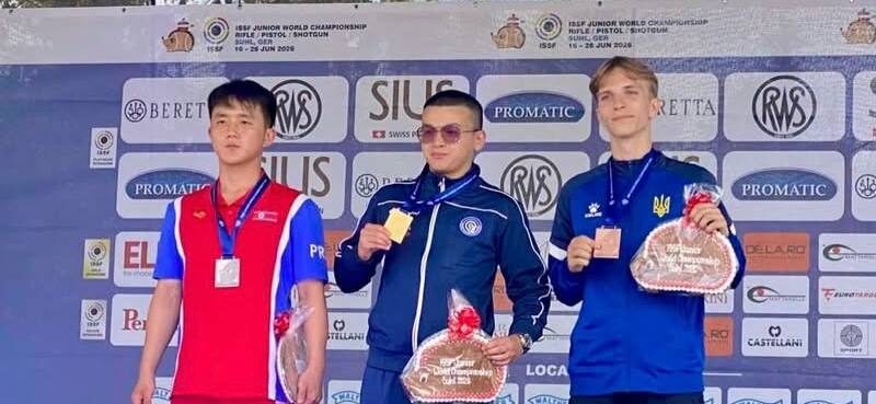 Владислав Медушевський – зібрав увесь комплект нагород чемпіона світу серед юніорів зі стрільби кульової