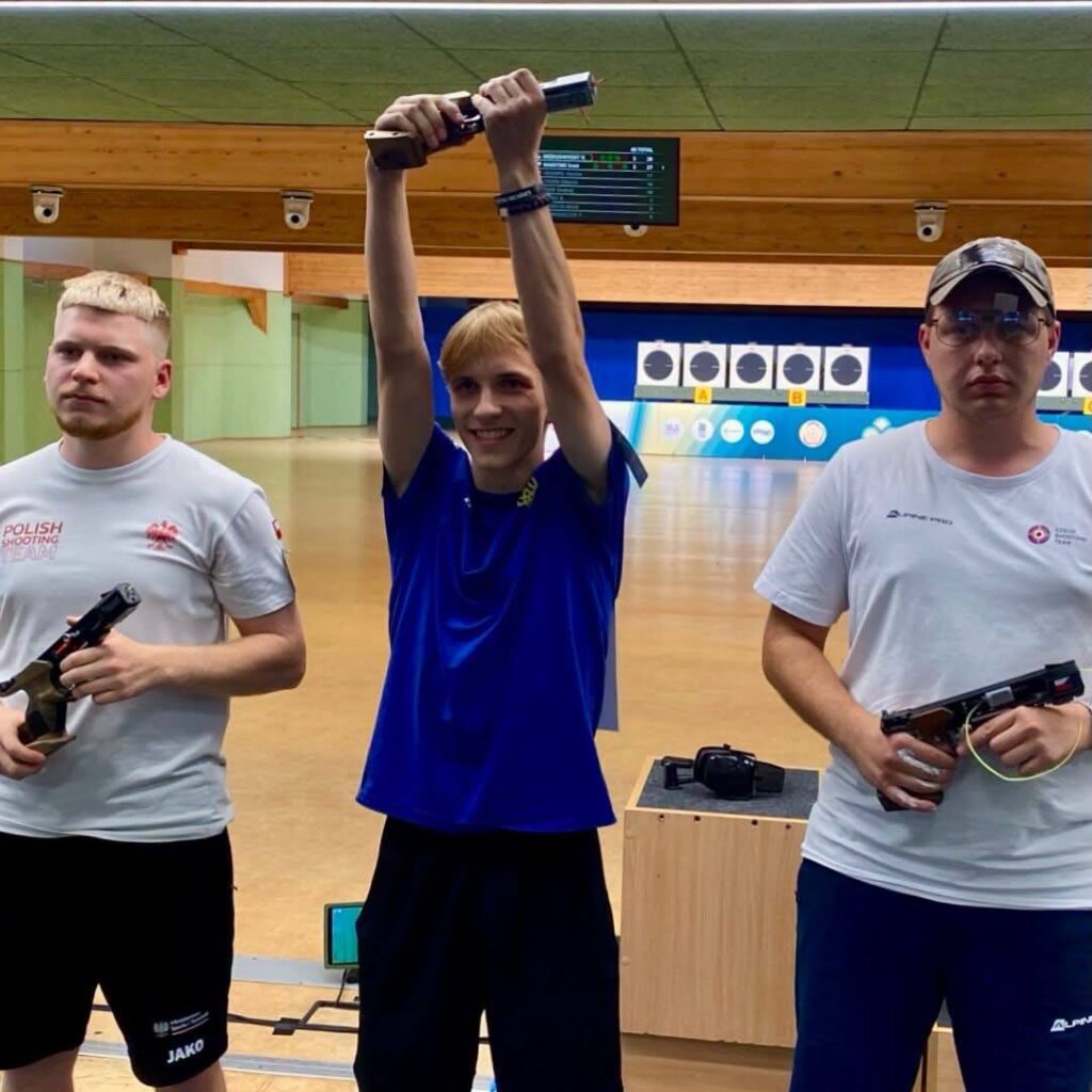 Владислав Медушевський – чемпіон Європи зі стрільби кульової U23